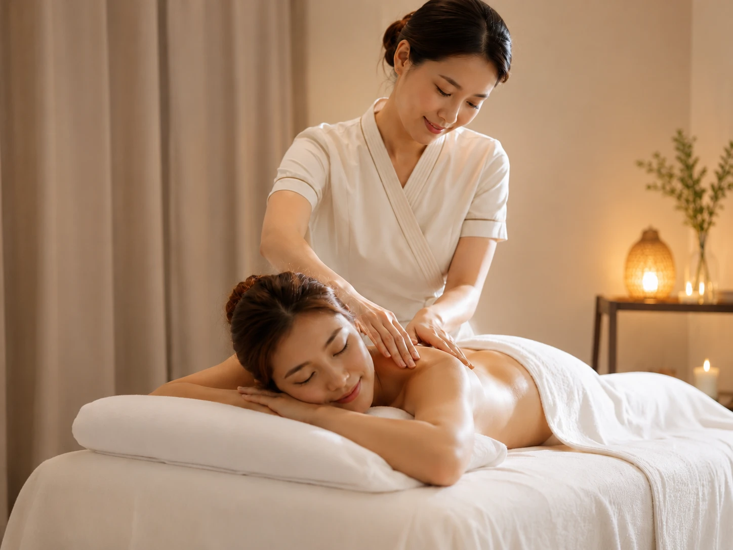 Yumi, licensed massage therapist and owner of Yumi's Hale Ola Kino Massage in Honolulu