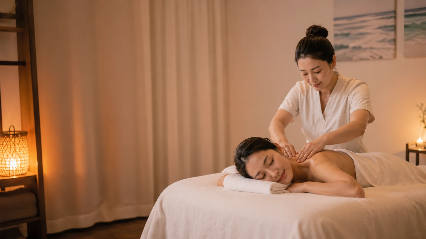 Relaxing massage session at Yumi's Hale Ola Kino Massage in Honolulu, HI